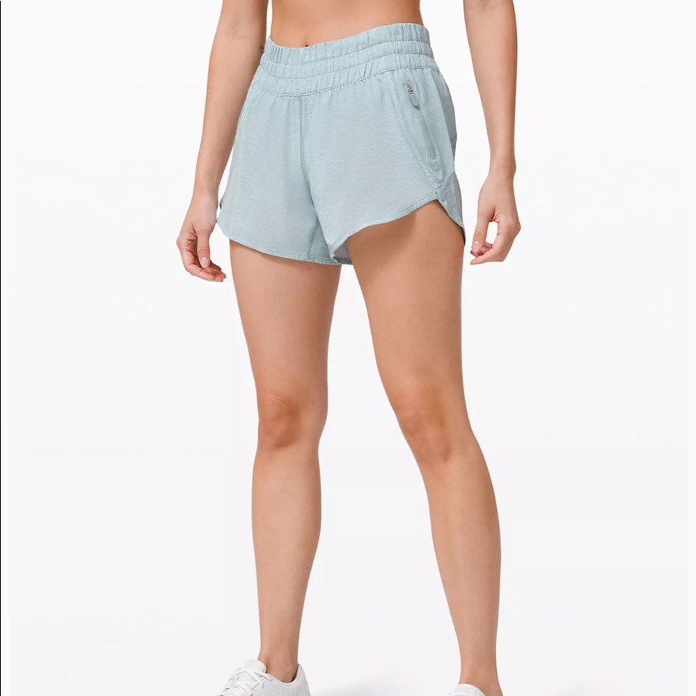 Lululemon Tracker Shorts V in Hazy Jade